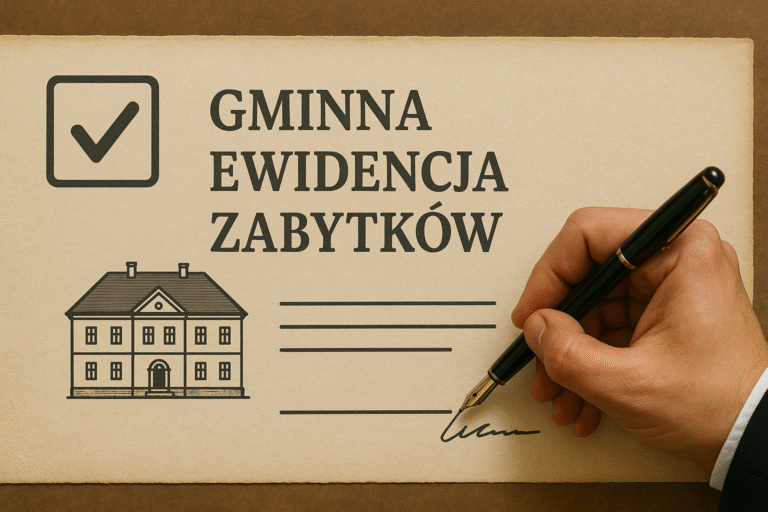 Czym jest Gminna Ewidencja Zabytków?